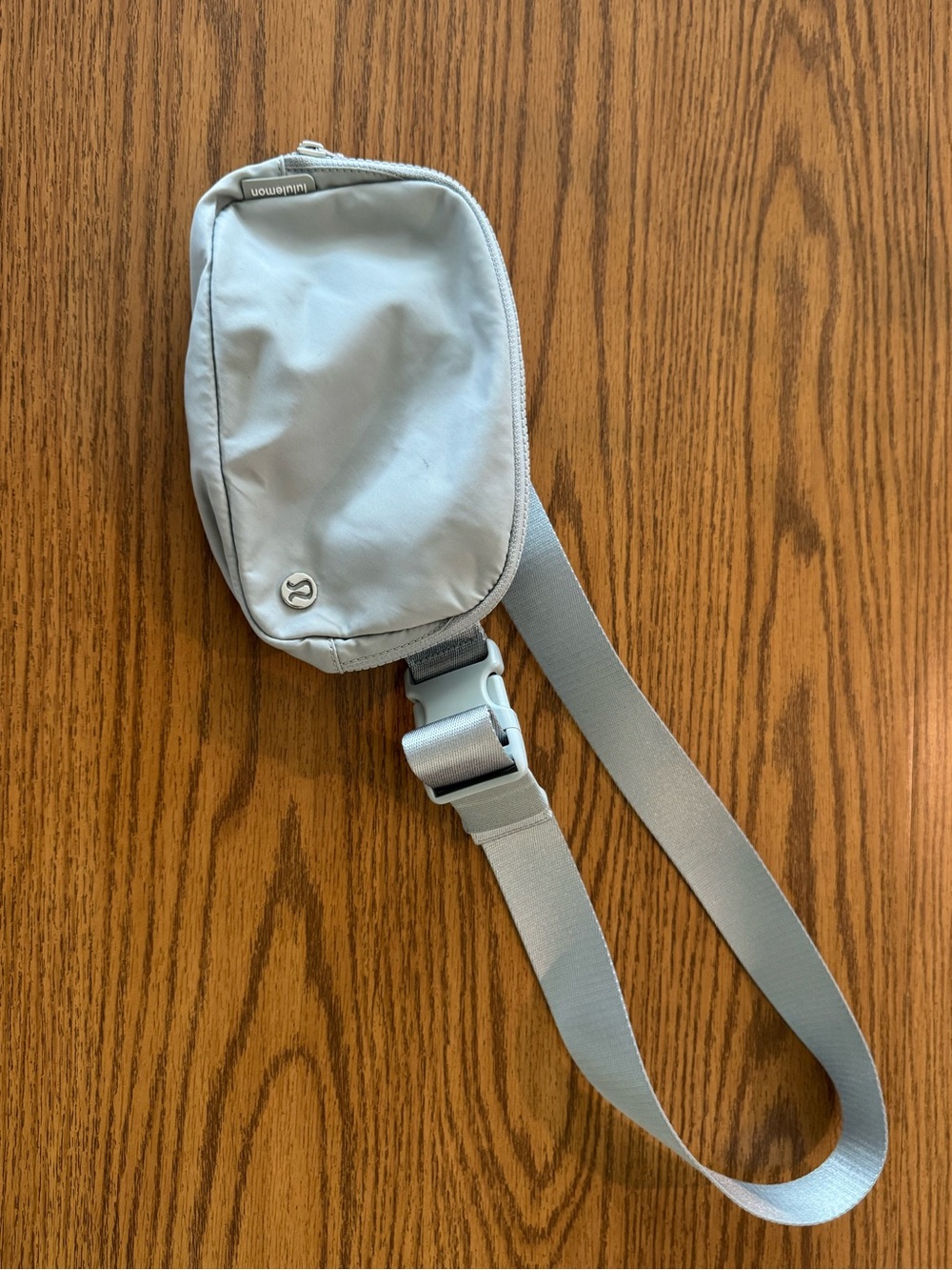 Light blue gray Lululemon Waist Bag / Crossbody Pouch